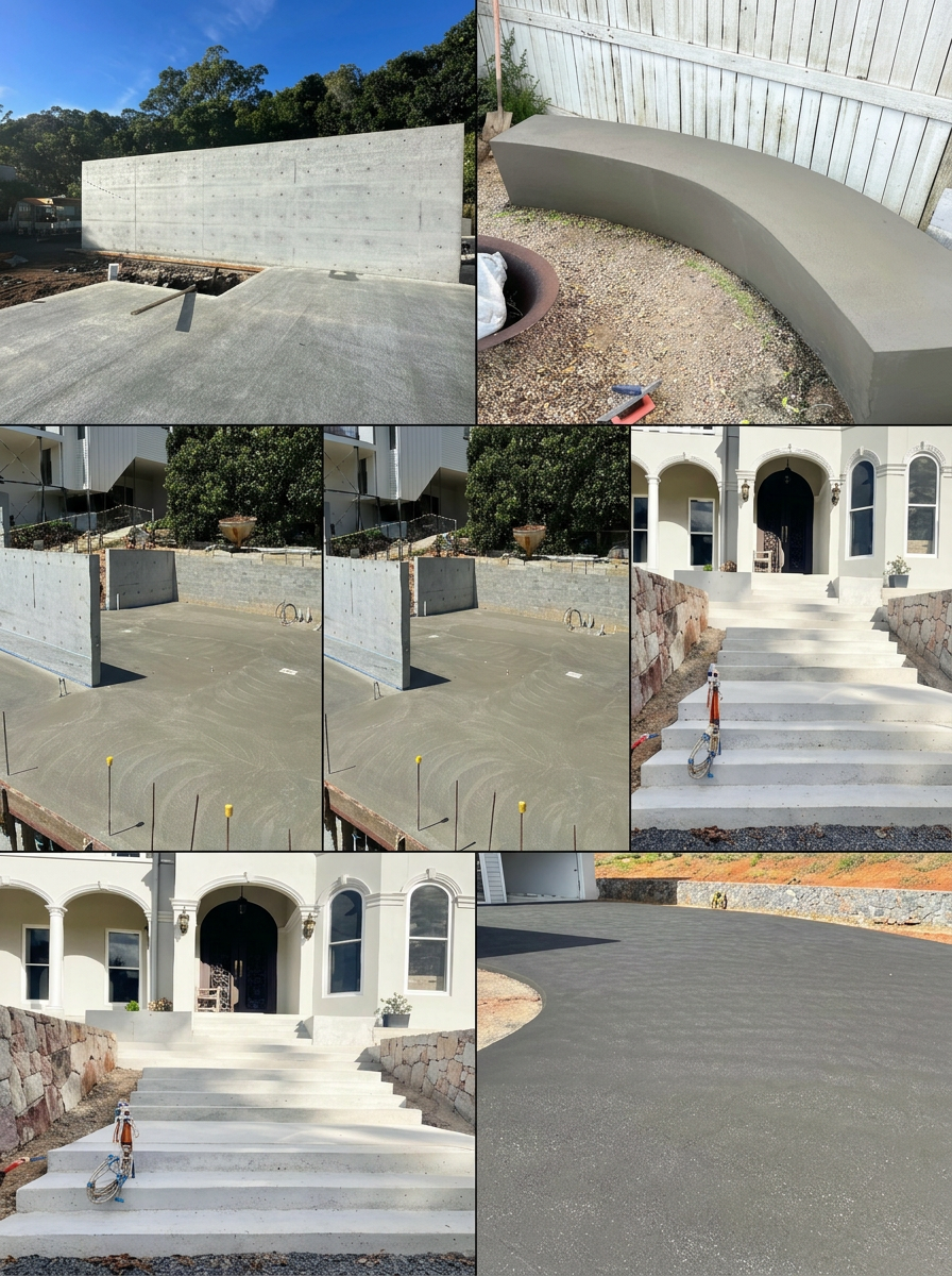 Bourke's Concreting completed residential projects